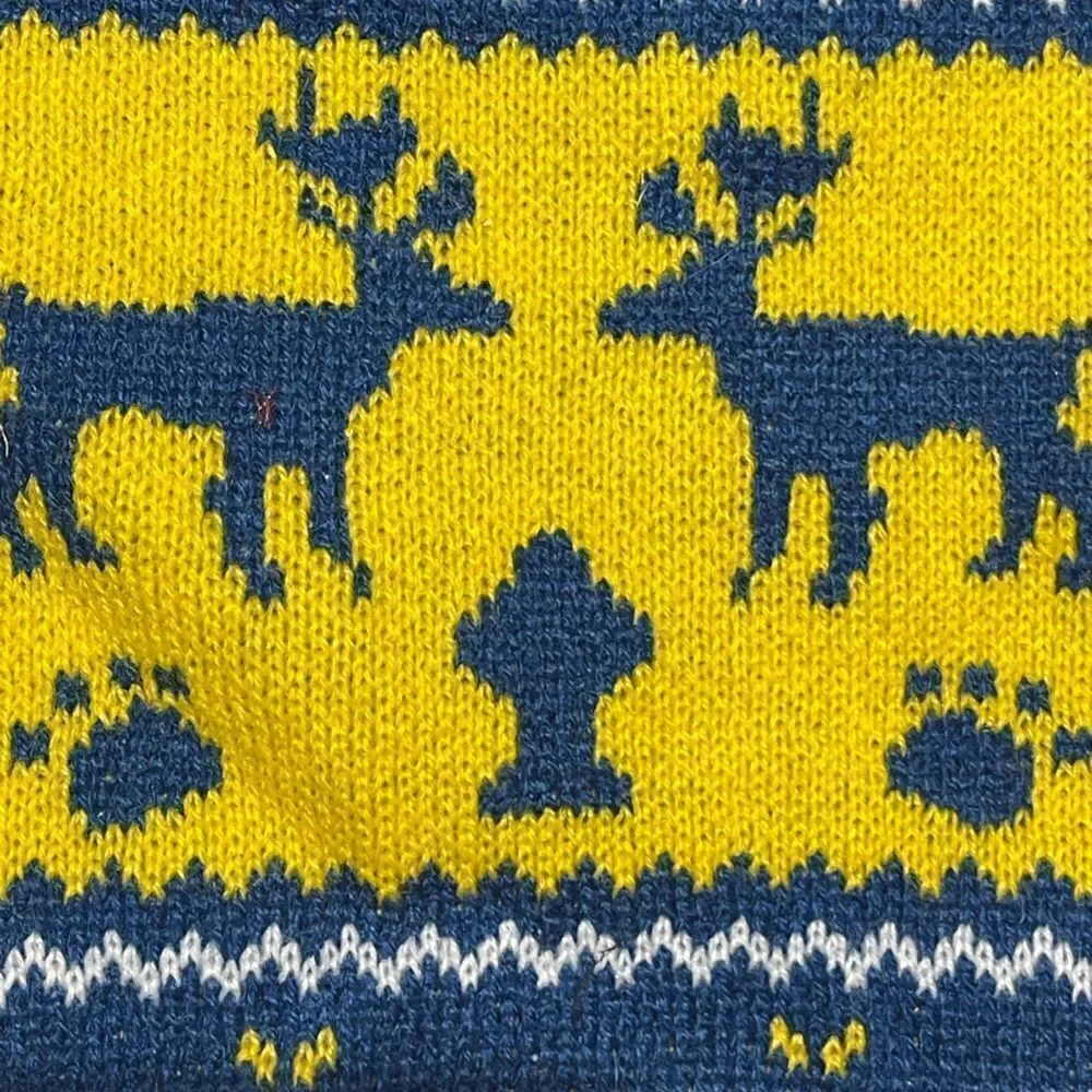 NHL Officially Licensed St Louis Blues Hockey Knit Holiday Dog Sweater Small NWT
